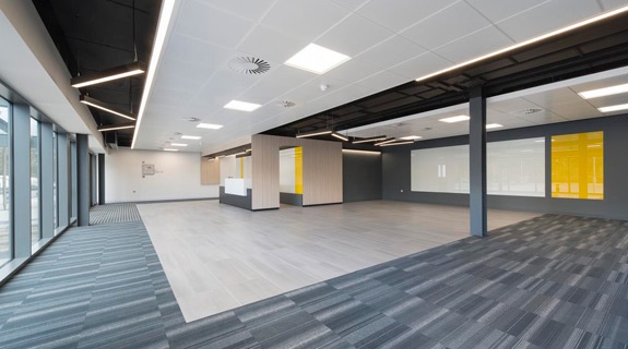 warehouse and associated office refurbishment reading by Whistlers