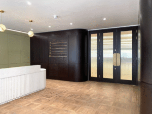 Marylebone doors joinery reception
