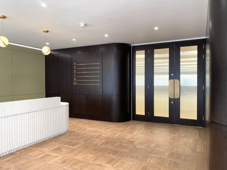 Marylebone doors joinery reception