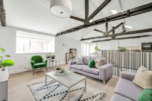 Harley Street living room sofa refurb